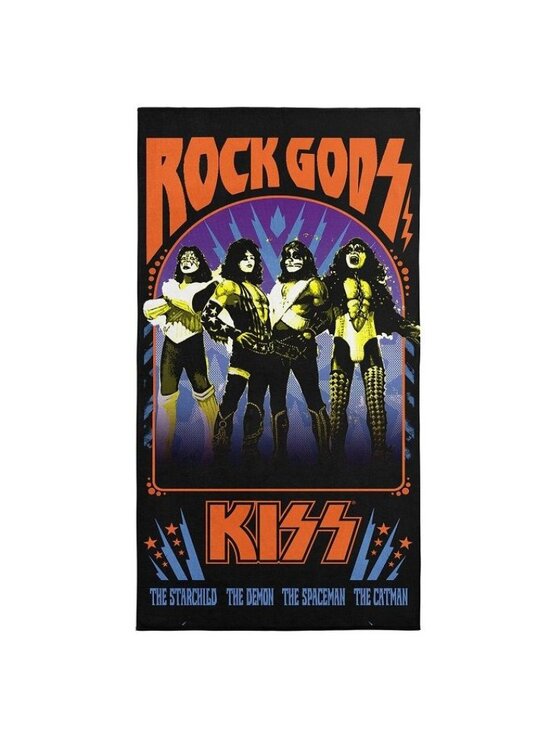 MTC Other - New Kiss Rock and Roll Gods Beach Bath Pool Gift Towel Band Gene Paul Tour NIP